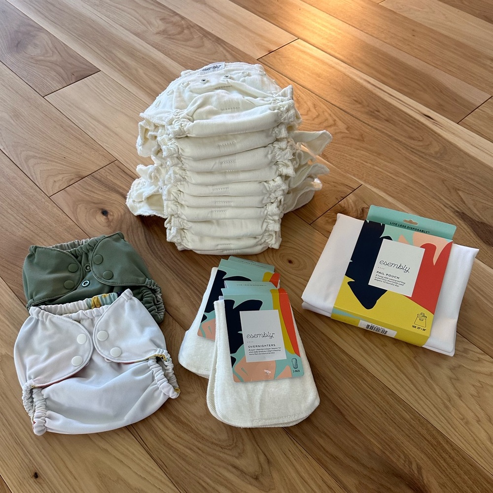 Esembly - Organic Cotton Cloth Diaper Set - size 1